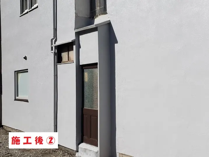 大阪市北区 店舗の外壁塗装工事・施工後の写真2