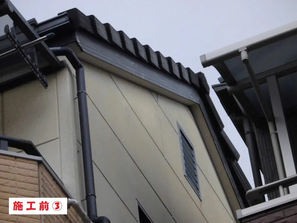 東大阪市 Ｋ様邸の外壁塗装工事・施工前の写真3