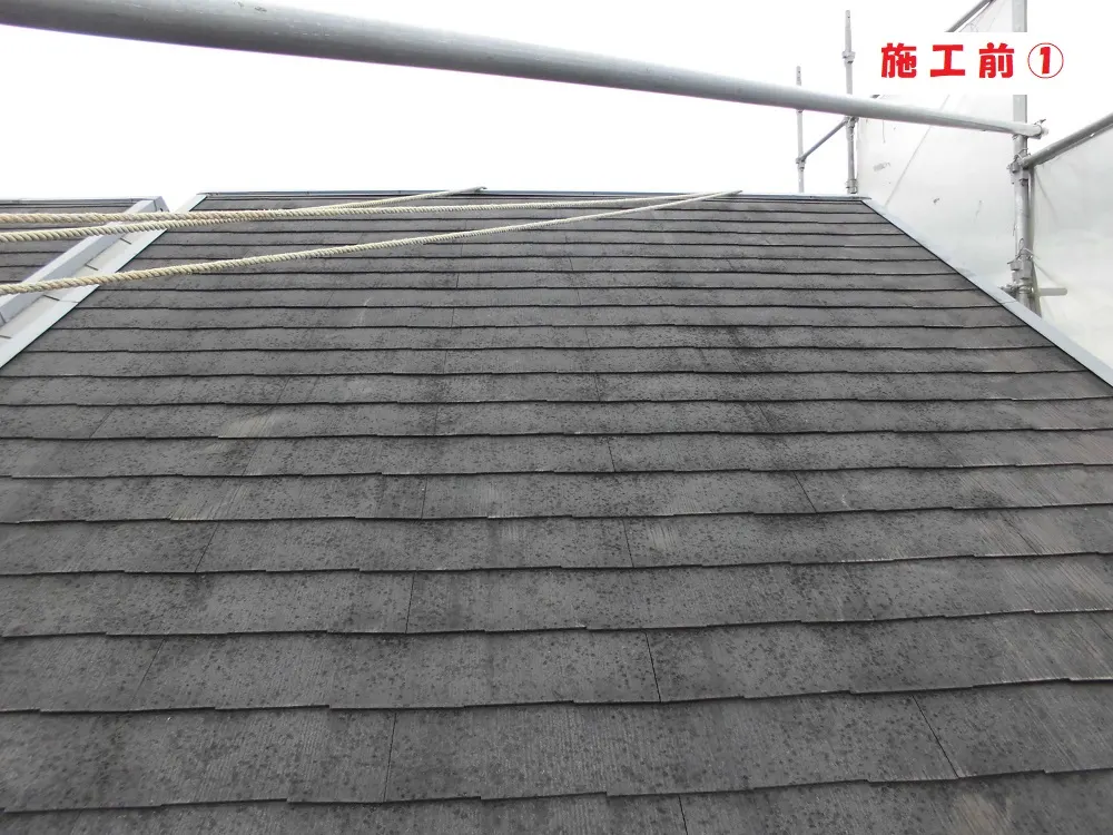 屋根塗装工事－大阪市淀川区 Ａ様邸②：施工事例252（施工前）