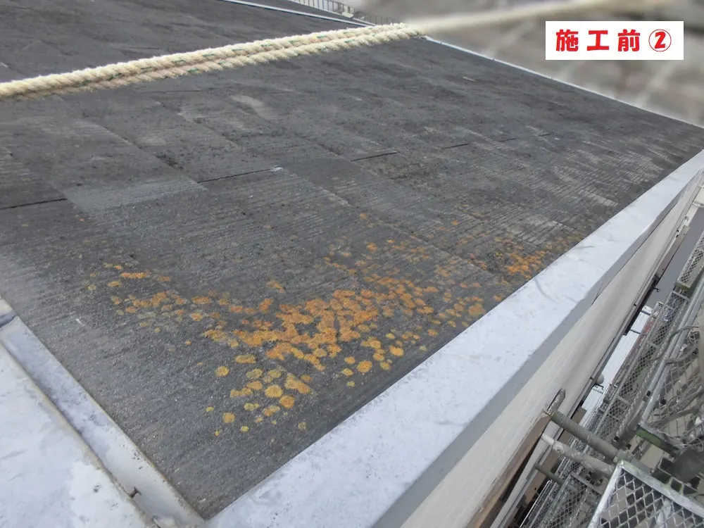 大阪市淀川区 Ａ様邸の屋根塗装工事・施工前の写真2
