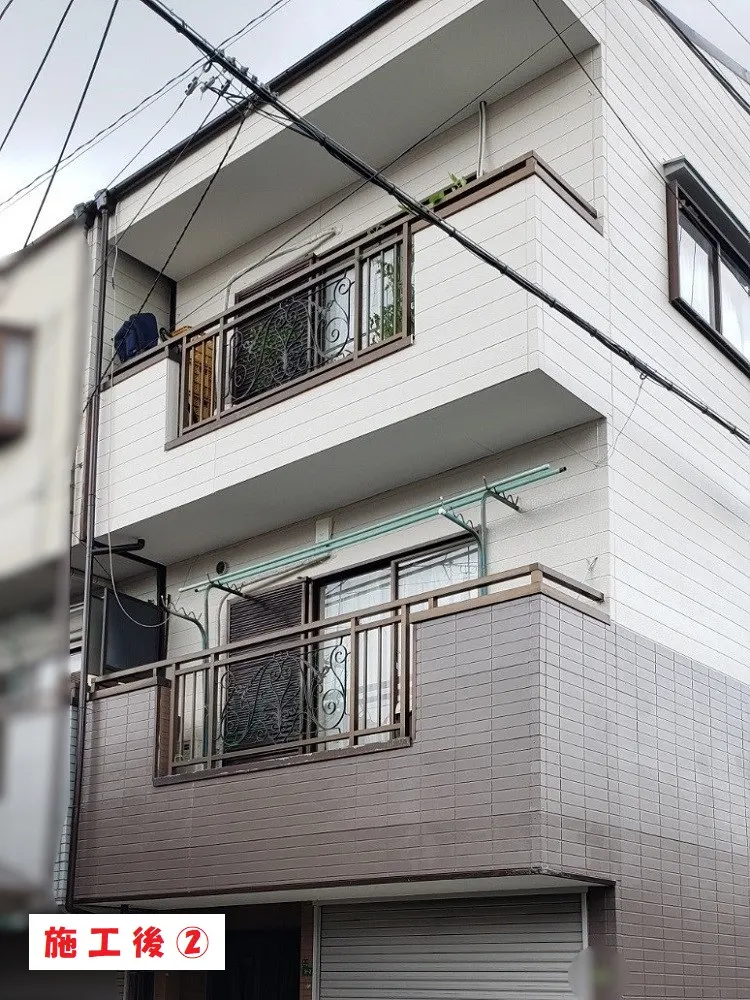 大阪市生野区 K様邸の外壁塗装工事・施工後の写真2
