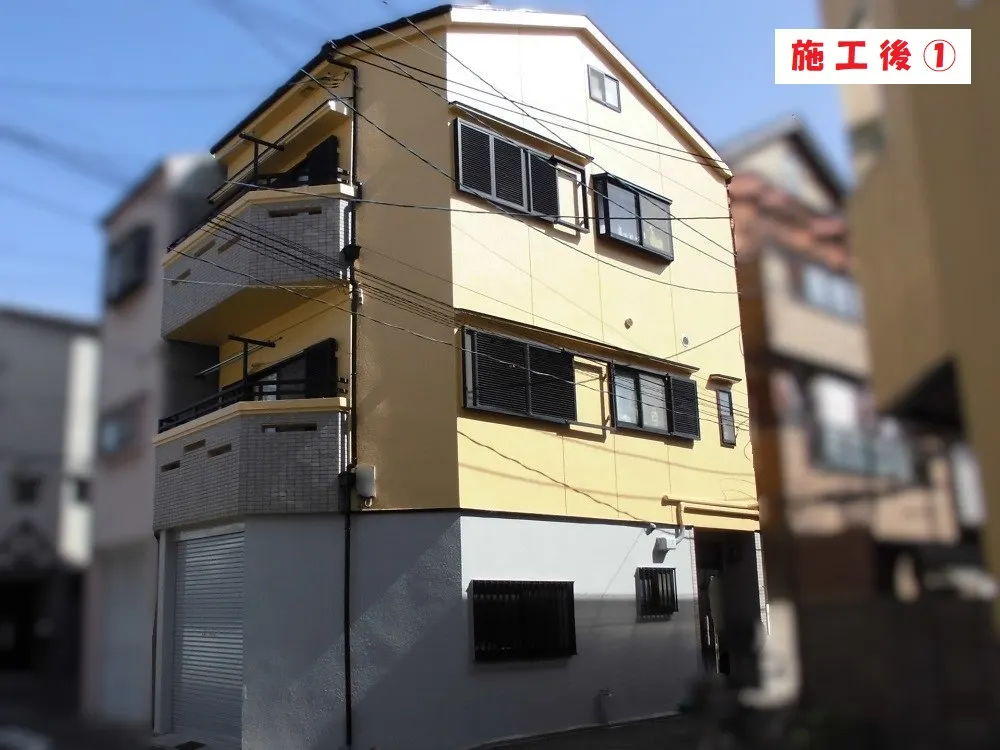 大阪市鶴見区 Y様邸の外壁塗装工事・施工後の写真