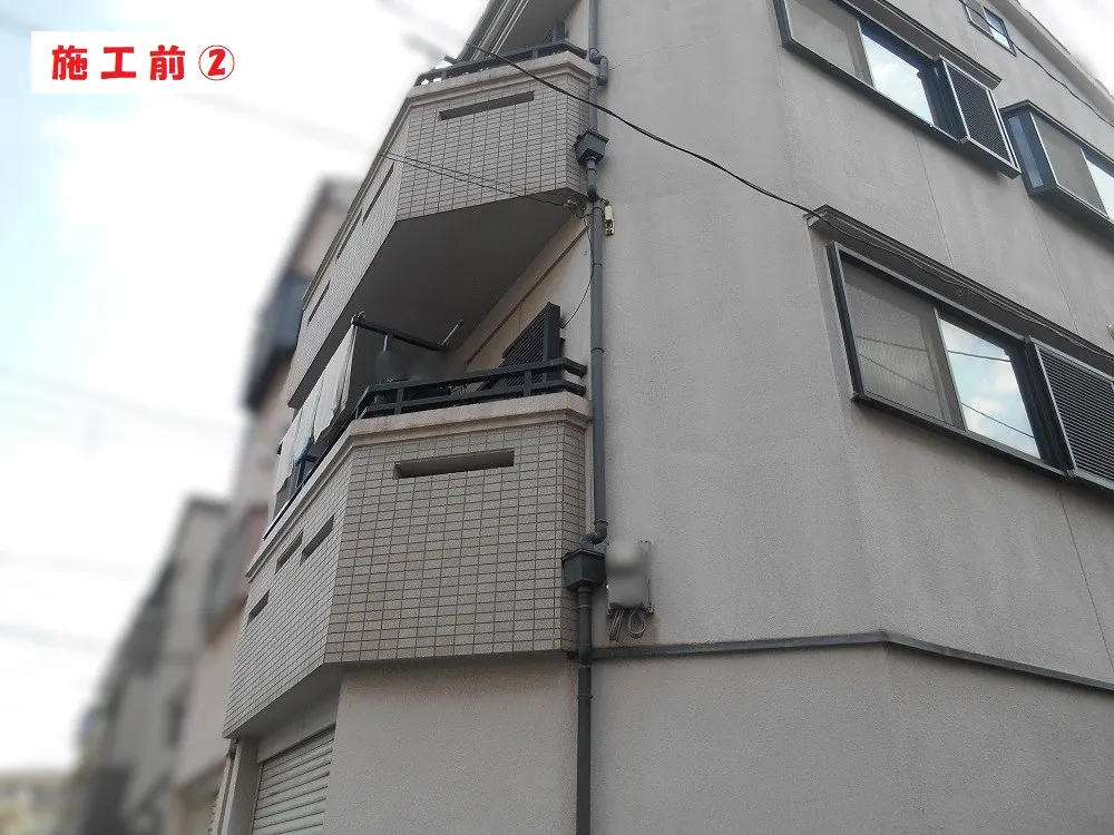 大阪市鶴見区 Ｙ様邸の外壁塗装工事・施工前の写真2