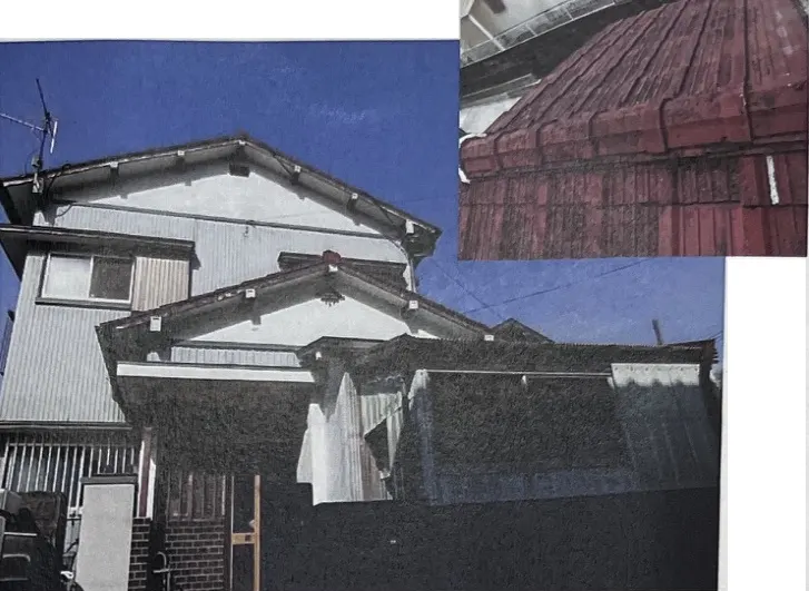 屋根葺替・外壁塗装- 大阪市淀川区 H様邸(施工前)